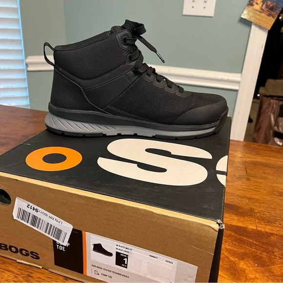 Bogs Slate Mid CT Men's Work Boots Comp Toe size 10 - Picture 5 of 12